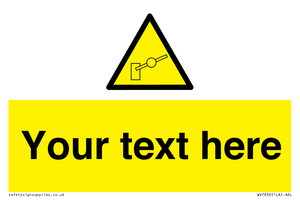 Custom warning barrier